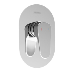 Monomando para regadera o tina sin desviador Potenza POT-200 Helvex